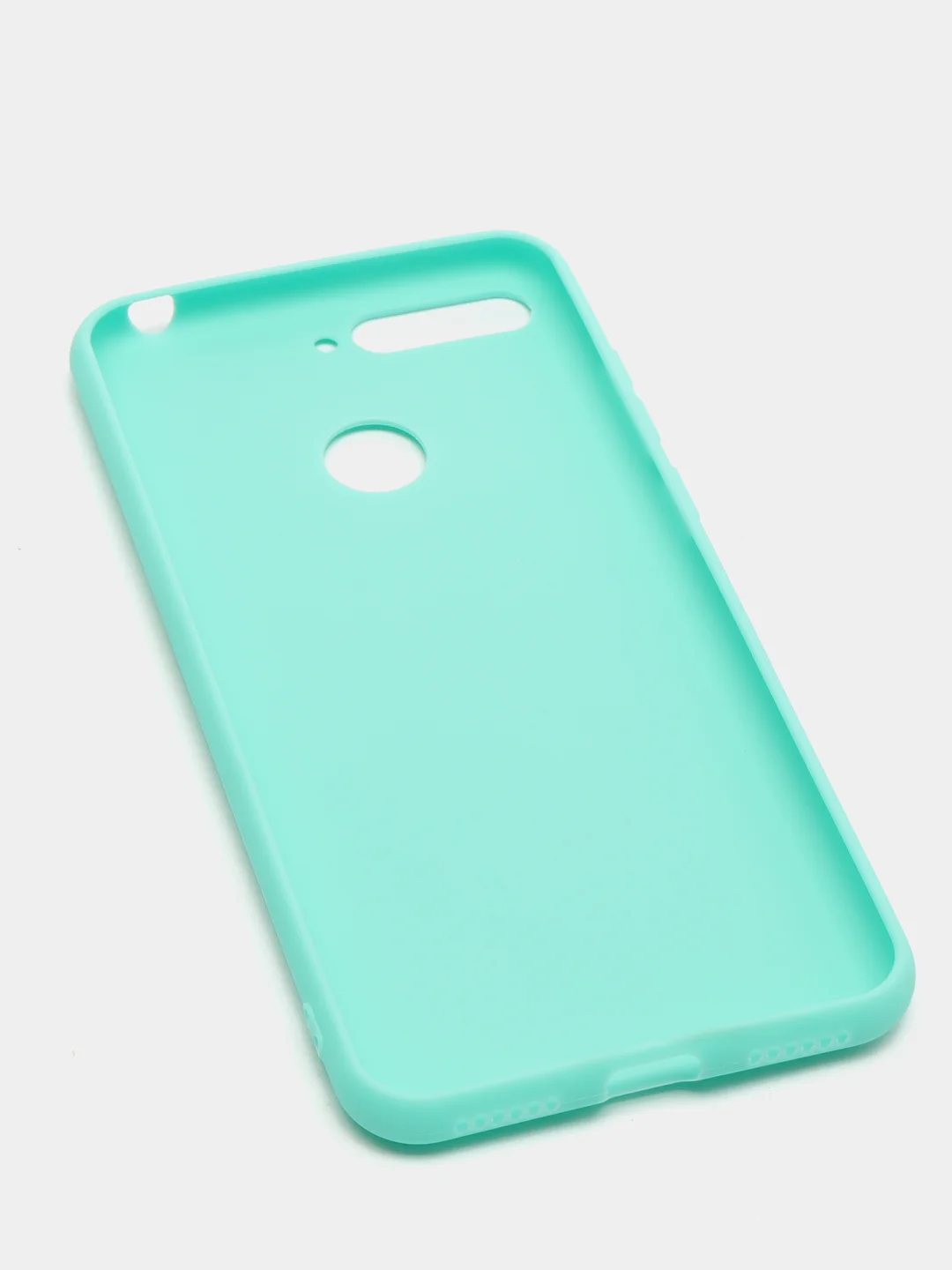 Бирюзовый чехол на Honor 7C / Honor 7A Pro / Huawei Y6 Prime 2018 / Huawei Y6 Prime (5,7") силиконовый
