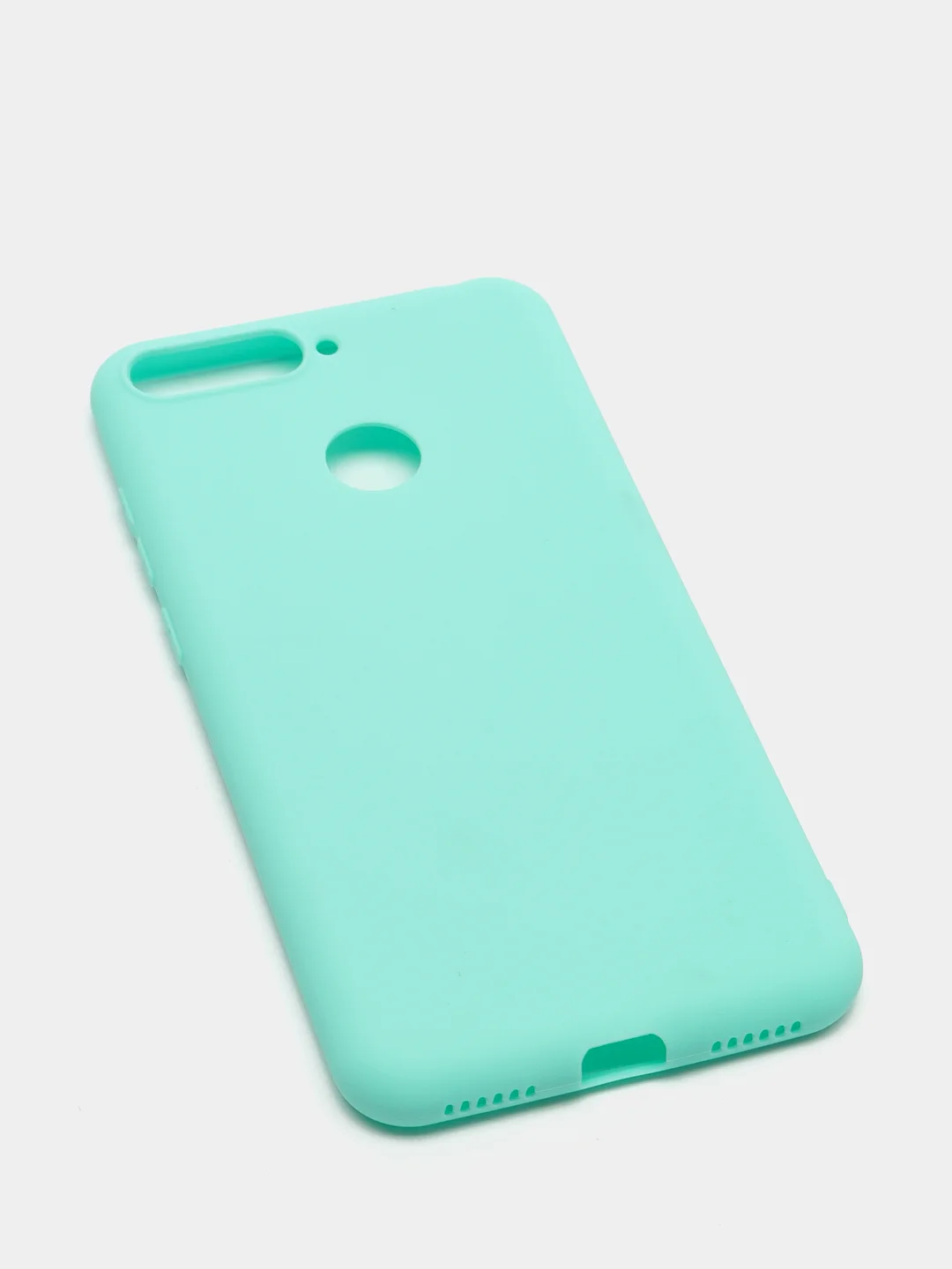 Бирюзовый чехол на Honor 7C / Honor 7A Pro / Huawei Y6 Prime 2018 / Huawei Y6 Prime (5,7") силиконовый