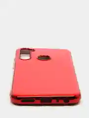 Красный чехол Xiaomi Redmi Note 8T цветной, силиконовый, с глянцевой рамкой (Редми Нот 8Т)