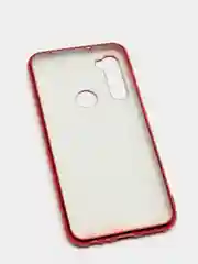 Красный чехол Xiaomi Redmi Note 8T цветной, силиконовый, с глянцевой рамкой (Редми Нот 8Т)