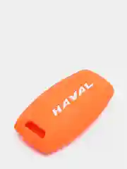 Оранжевый чехол для смарт-ключей HAVAL F7, F7x, H6, H9, М6, Jolion, Dargo, силиконовый