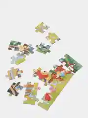 Зеленый пазлы детские в рамке Герои Дисней: Король лев, Рапунцель, Холодное сердце,Моана, Виннипух