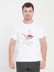 Белый футболка CoolPodarok Гусси га га га