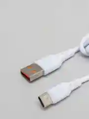 Белый кабель для зарядки телефона GoPower USB Type-C/microUSB/Lightning iphone андроид