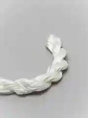 Белый шнур плетеный для плетения браслетов и рукоделия