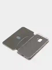Золотой чехол-книжка Samsung Galaxy A6 2018, Самсунг Галакси А6 2018