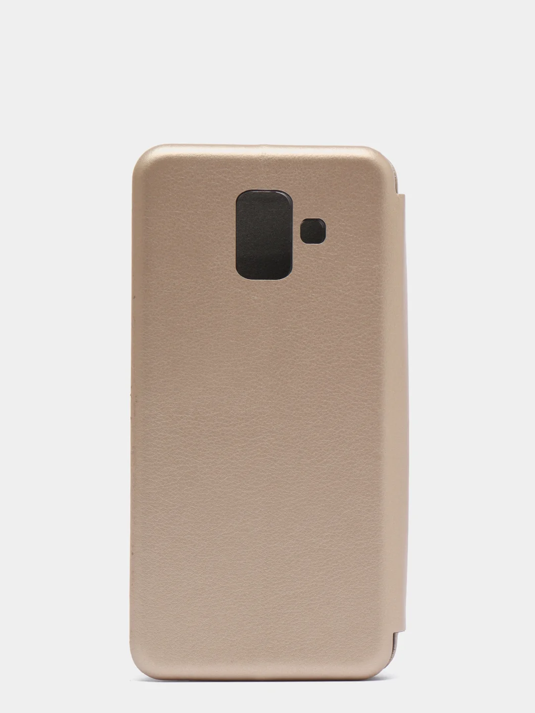 Золотой чехол-книжка Samsung Galaxy A6 2018, Самсунг Галакси А6 2018