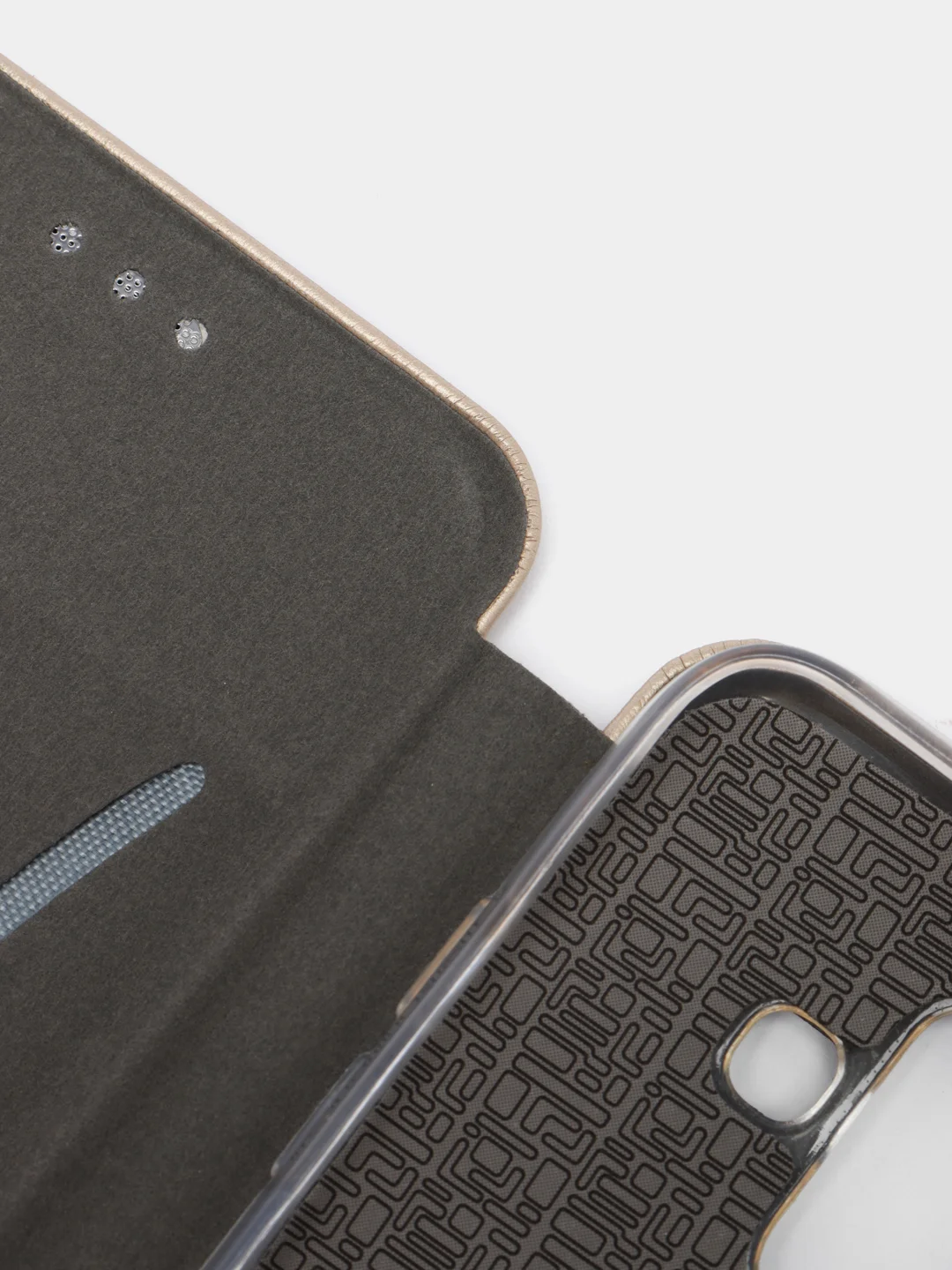 Золотой чехол-книжка Samsung Galaxy A6 2018, Самсунг Галакси А6 2018