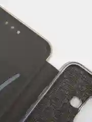 Золотой чехол-книжка Samsung Galaxy A6 2018, Самсунг Галакси А6 2018