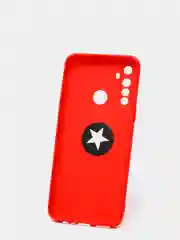 Красный чехол Realme C3 / 5 / 6i  Реалми С3 / 5 / 6ай силиконовый с кольцом держателем