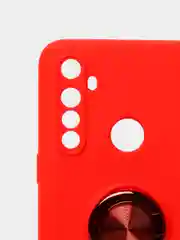 Красный чехол Realme C3 / 5 / 6i  Реалми С3 / 5 / 6ай силиконовый с кольцом держателем