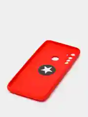 Красный чехол Realme C3 / 5 / 6i  Реалми С3 / 5 / 6ай силиконовый с кольцом держателем