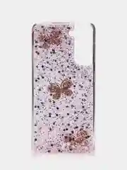 Розовый чехол Shine "Бабочка" для Samsung A22s 5G, A51, A12, A32 4G, S20 FE, S21