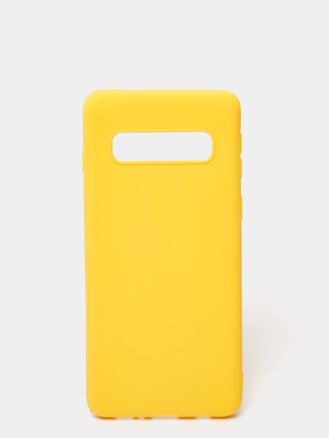 Желтый чехол на Samsung (Самсунг) S8, S9, S9 plus, S10, S10 plus, S10e