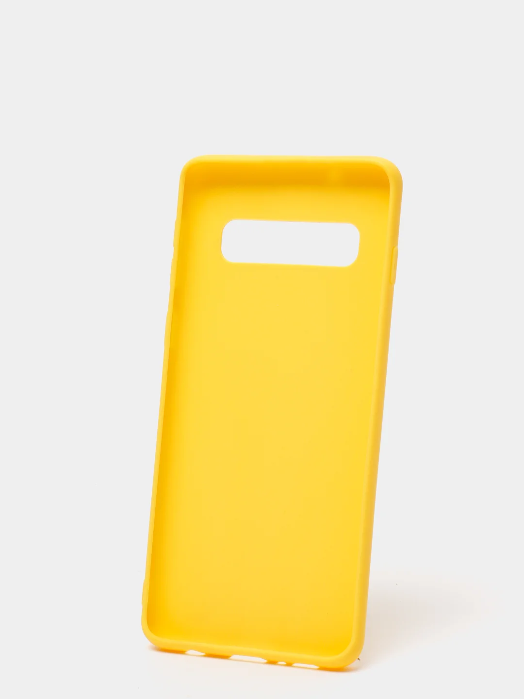 Желтый чехол на Samsung (Самсунг) S8, S9, S9 plus, S10, S10 plus, S10e