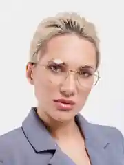 Золотой круглые солнцезащитные очки