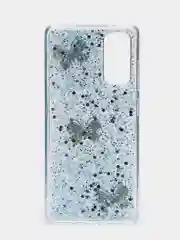 Голубой чехол Shine "Бабочка" для Samsung A22s 5G, A51, A12, A32 4G, S20 FE, S21