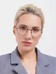 Угольный круглые солнцезащитные очки