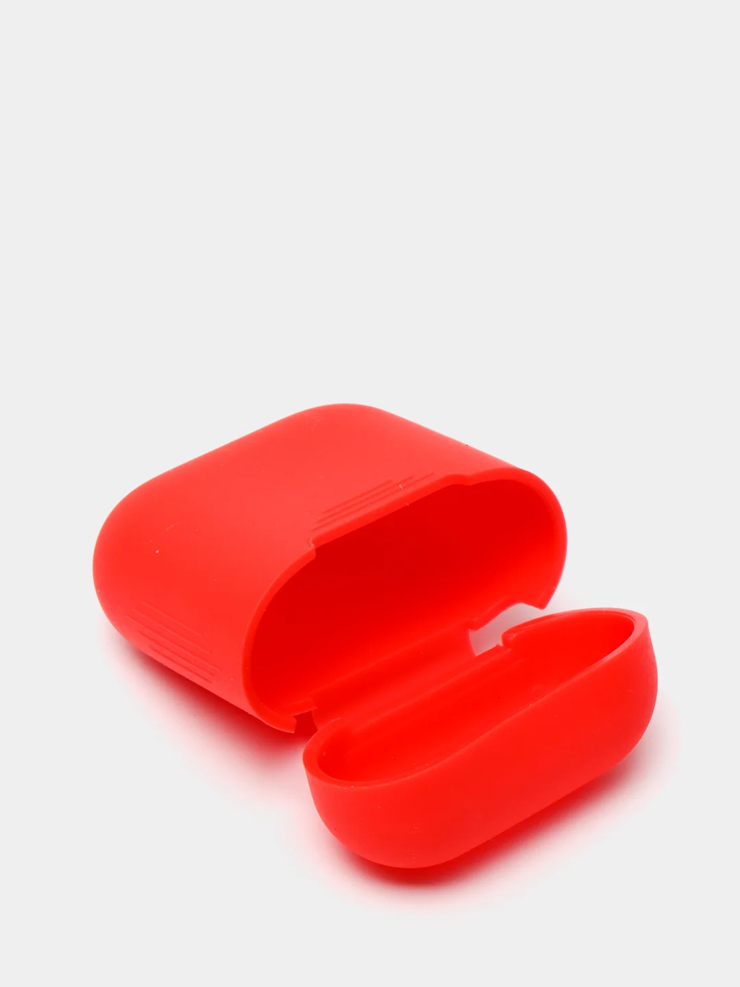 Красный силиконовый чехол для Apple AirPods 1 и AirPods 2
