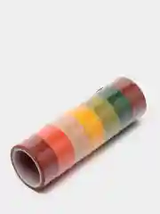 Клейкие WASHI-ленты для декора "Интенсив", 15 мм х 3 м, 7 шт