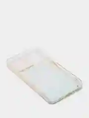 Желтый чехол Xiaomi Poco M3 силиконовый переливающийся жидкий с блестками и защитой камеры