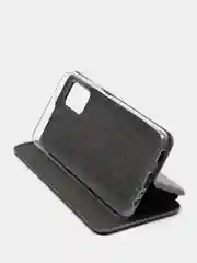 Серый чехол-книжка Samsung Galaxy A03S (Самсунг Галакси А03С)
