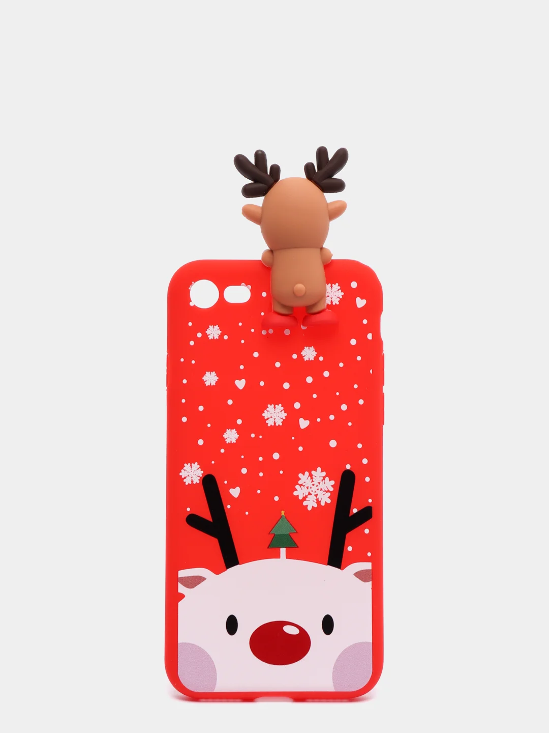 Алый чехол "Happy New Year" 2 для iPhone 6/6s 7/8 Plus XR XS 11 Pro 12 Pro mini