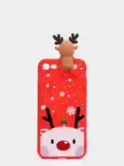 Алый чехол "Happy New Year" 2 для iPhone 6/6s 7/8 Plus XR XS 11 Pro 12 Pro mini