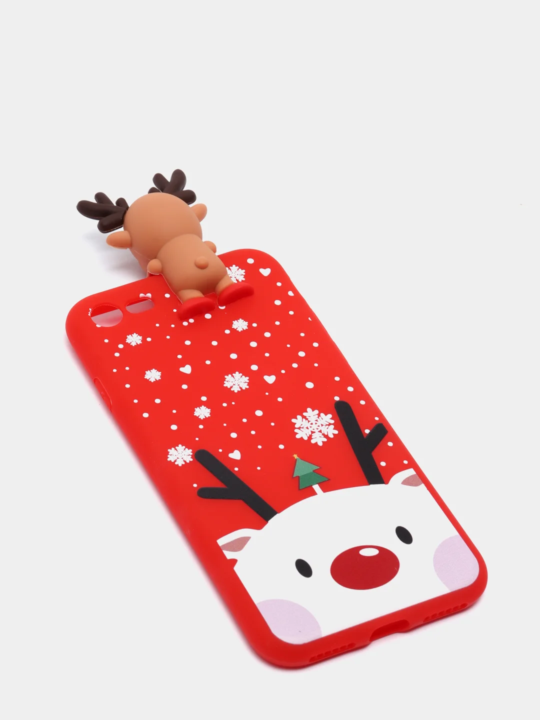 Алый чехол "Happy New Year" 2 для iPhone 6/6s 7/8 Plus XR XS 11 Pro 12 Pro mini