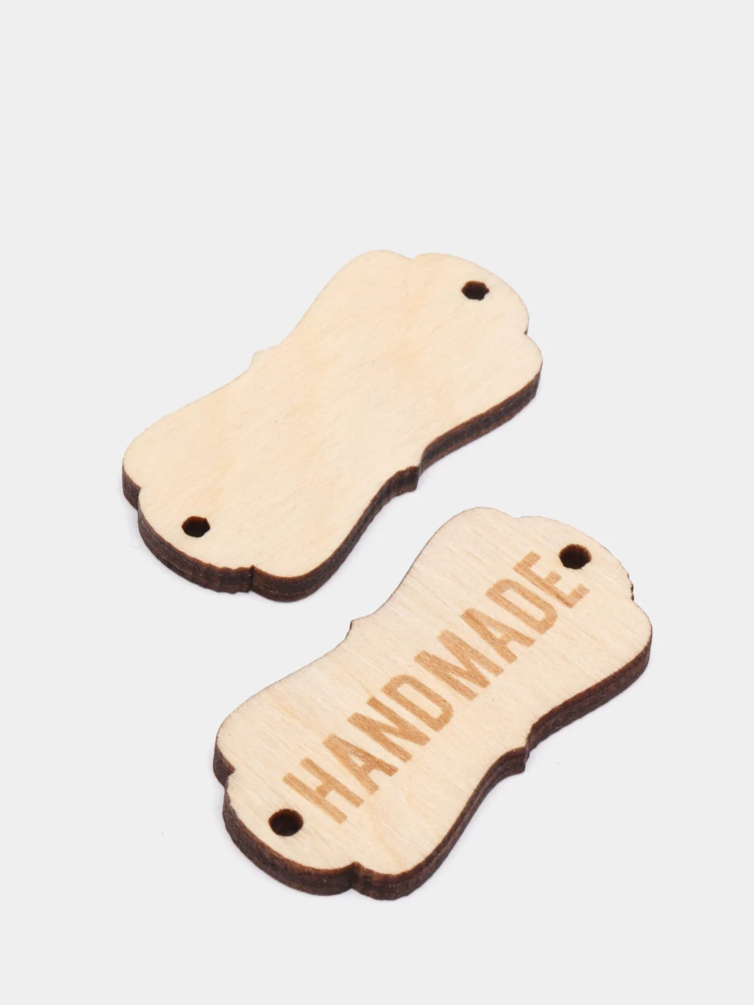 Бирка "Hand made", из дерева, для творчества
