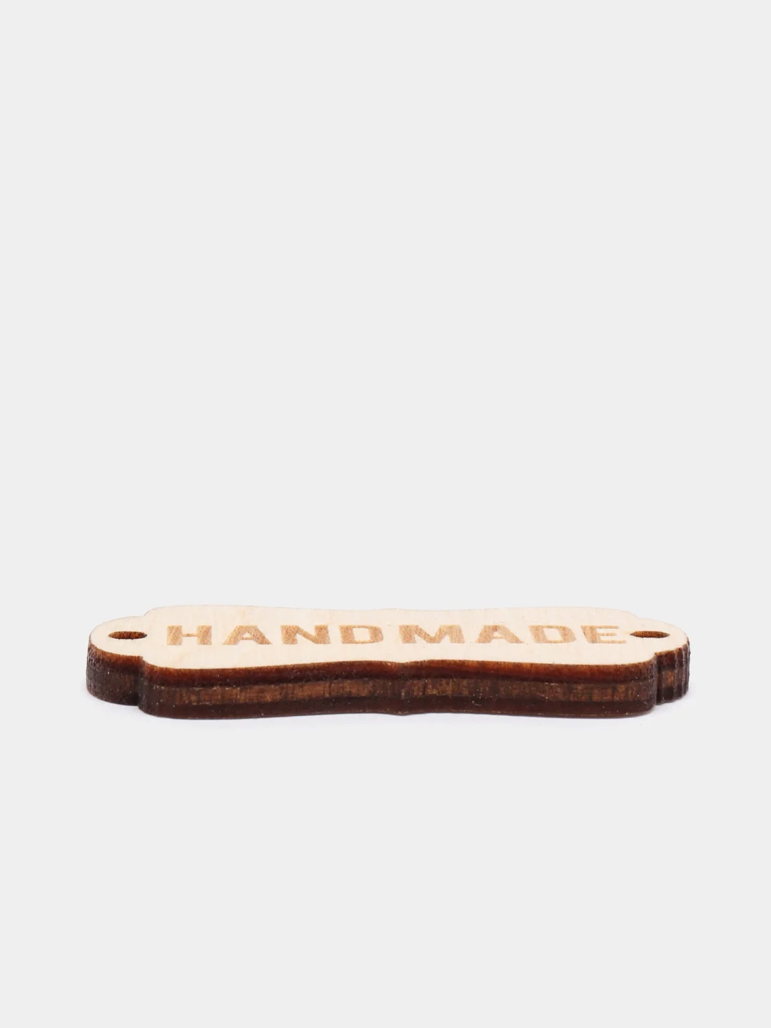 Бирка "Hand made", из дерева, для творчества