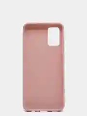 Бежевый чехол Samsung Galaxy A02s силиконовый