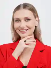 Черный кольцо сердце с регулируемым размером