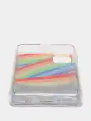 Оливковый чехол Samsung Galaxy M31s, Галакси М31с силиконовый переливающийся жидкий с блестками