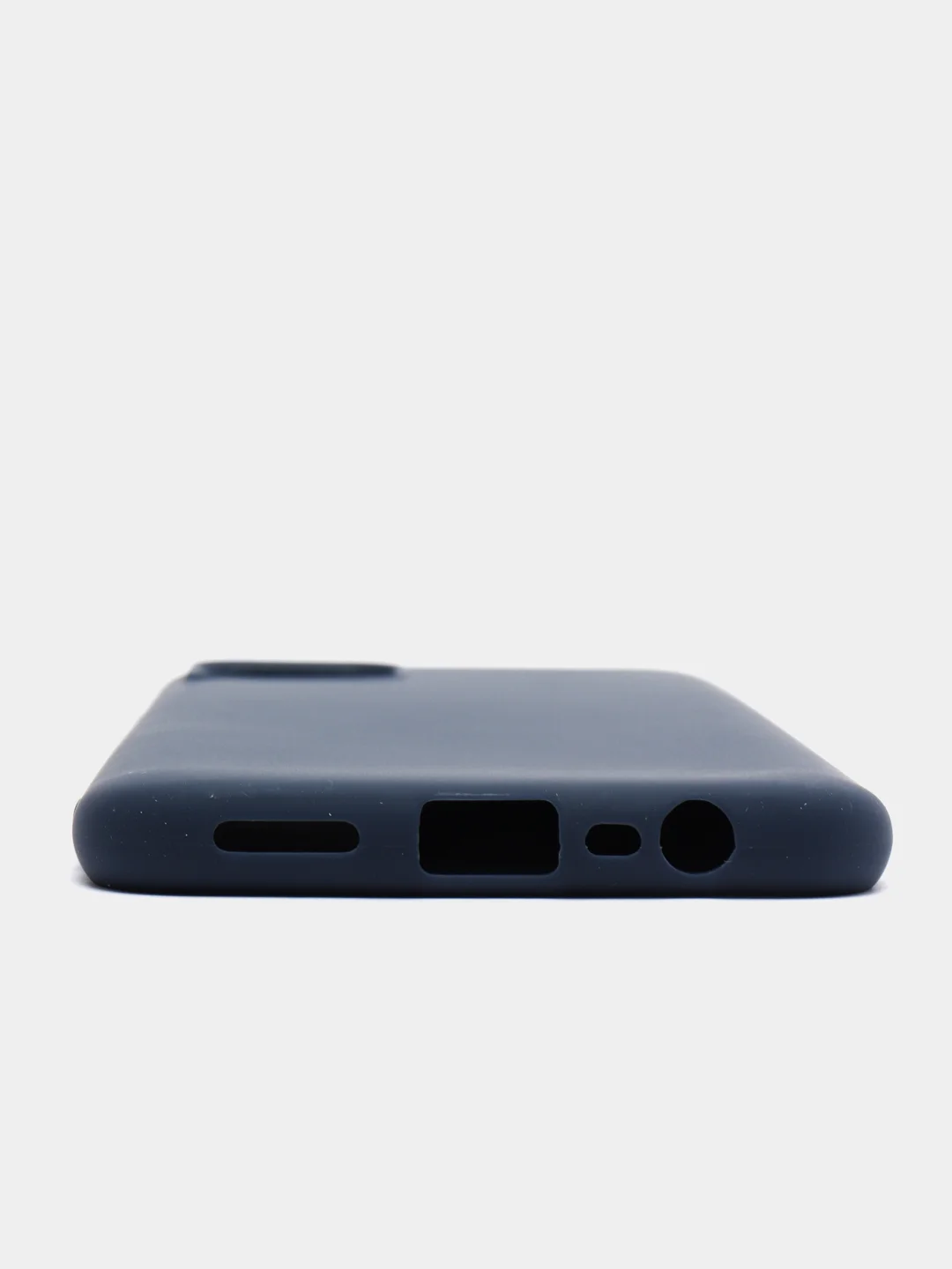 Темно-синий чехол Realme C11 2020 Реалми С11 2020 силиконовый, цветной, матовый