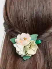 Хаки заколка для волос