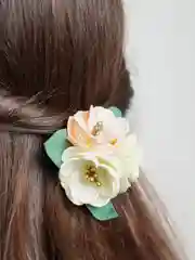 Хаки заколка для волос