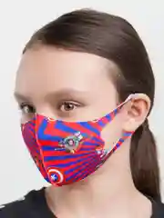 Алый маска защитная детская многоразовая из неопрена, 17 цветов