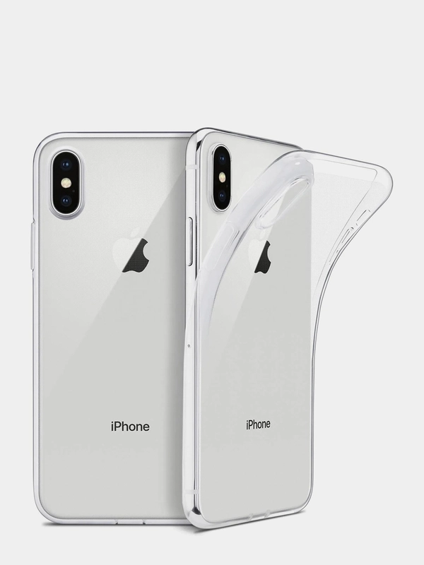 Силиконовый чехол прозрачный, тонкий, мягкий, 11 pro max  x xs 7 8 6 plus