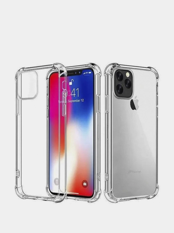 Силиконовый чехол IPhone дополнительная защита айфон эйпл 6 7 8 xr pro max мягкий твердый