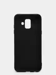 Черный чехол Samsung Galaxy A6 (2018), Самсунг Галакси А6 2018, силиконовый цветной матовый