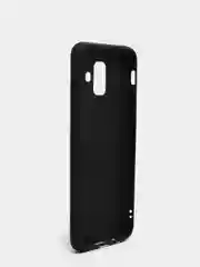 Черный чехол Samsung Galaxy A6 (2018), Самсунг Галакси А6 2018, силиконовый цветной матовый