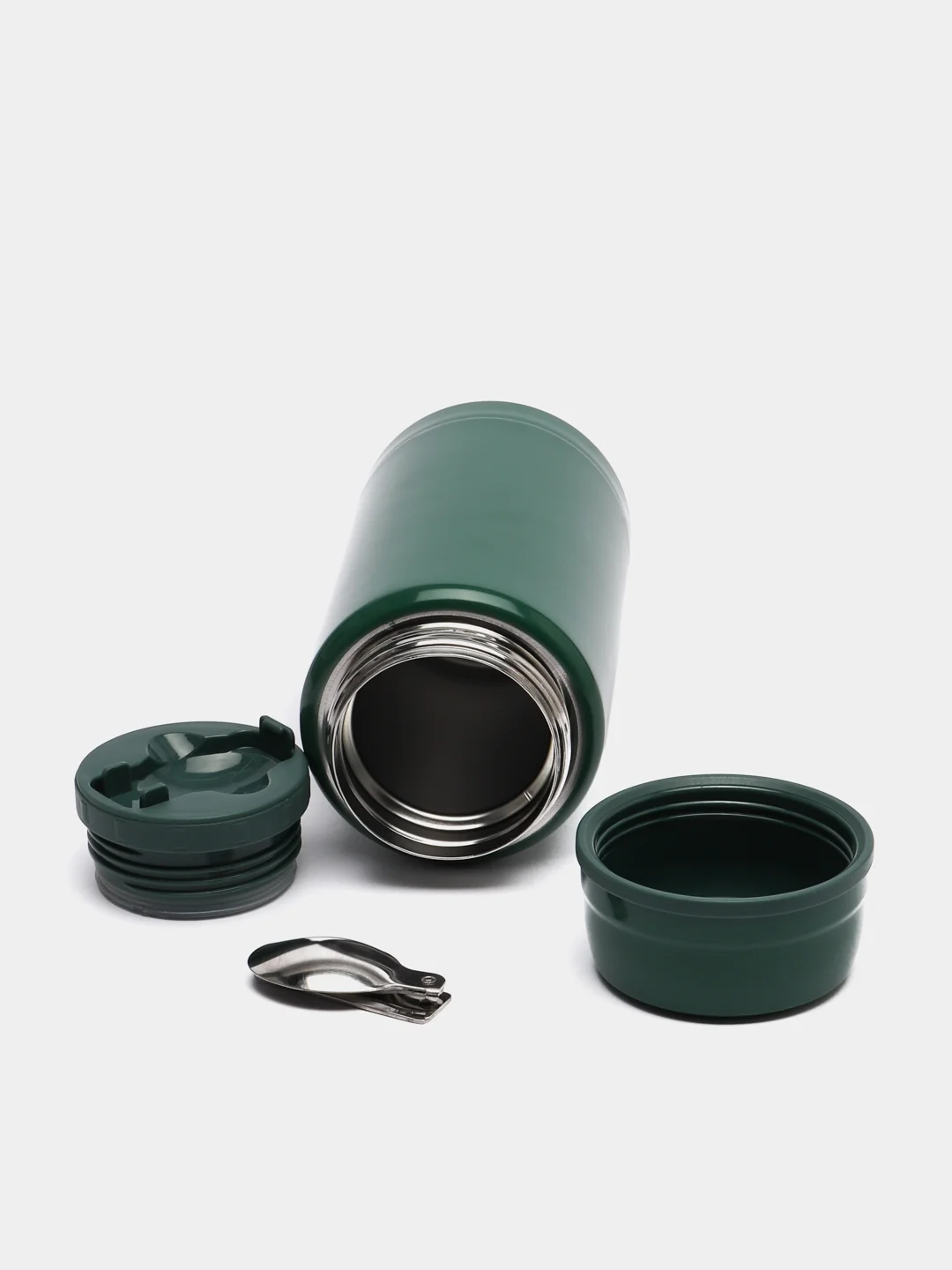 Термос Biostal-Охота NTS-750G с широкой горловиной, суповой, с ложкой, 0,75 л