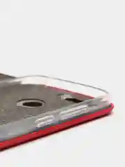 Красный чехол книжка Huawei Y6 2018 / Honor 7C / Honor 7A Pro / Y6 Prime, Хуавей У6 2018 (5,7")