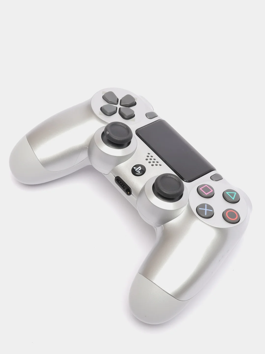 Серебряный беспроводной геймпад для PS4, PC, телефона