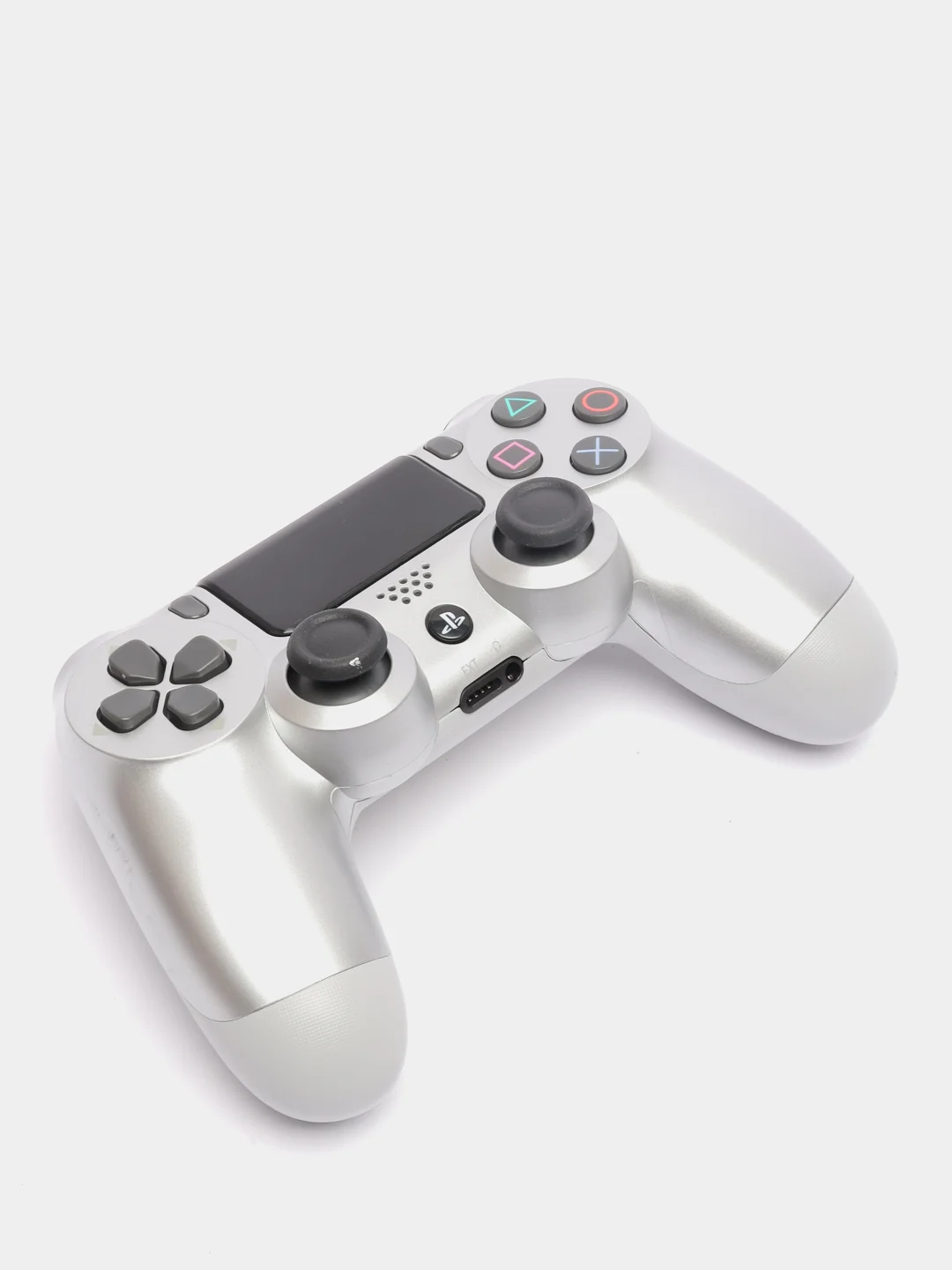Серебряный беспроводной геймпад для PS4, PC, телефона