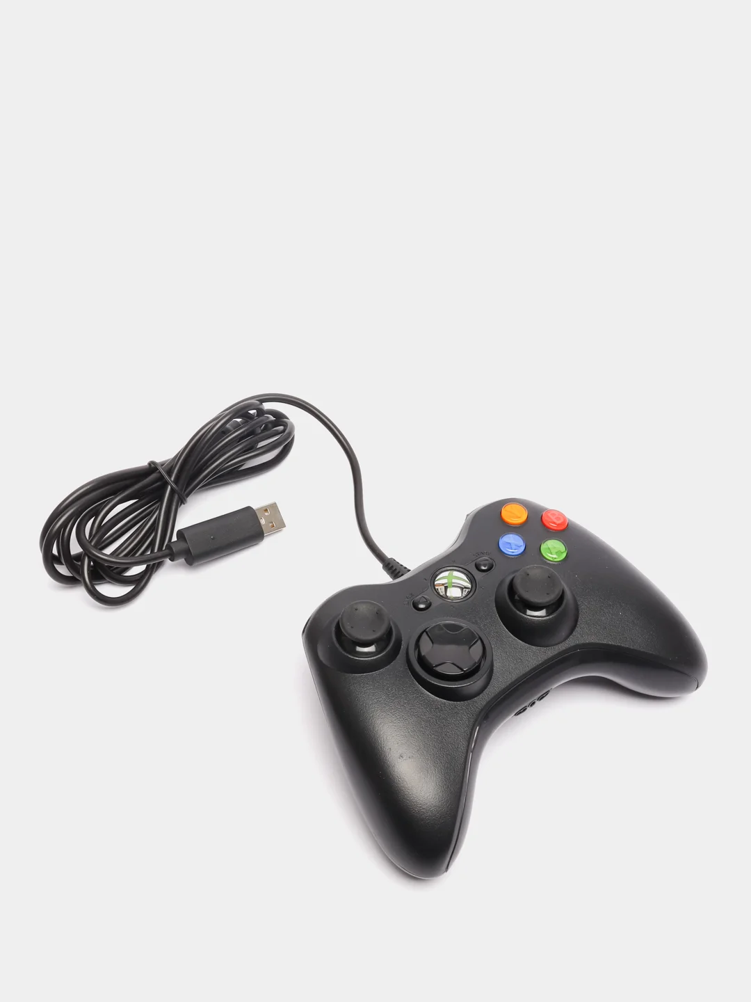 Черный геймпад для XBox 360, проводной