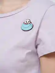 Деревянный значок "Кот"