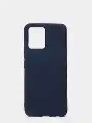 Темно-синий чехол Realme 8 / 8 Pro, силиконовый матовый, soft touch