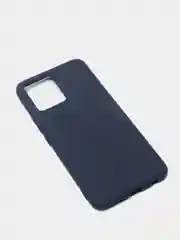 Темно-синий чехол Realme 8 / 8 Pro, силиконовый матовый, soft touch